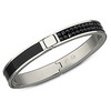 Swarovski Intervalle Jet Bangle, thin