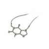 Caffeine Molecule Necklace