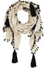 BY MALENE BIRGER Piaf tasselled cotton scarf