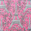 ткань Eiffel Tower pink