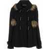 Hooded Pom Pom Coat