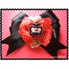 Gothic Lolita Punk Rockabilly Emo Scene Red Black hair Bow