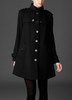 WOOL CASHMERE SWING COAT