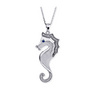 Goldas sea horse pendant