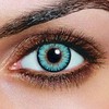 Dual Tone Sky Blue Colored Contact Lenses