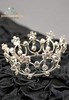 Lolita Crystal Solid Crown Silver Color Barrette