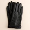 Leather gloves black