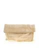 клатч ASOS Nude Washed Leather Oversized Panelled Clutch