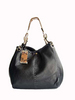 Jimmy Choo 5633 Lohla Patent Hobo Bag Black