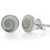 Shiva Shell Sterling Silver Stud Earrings