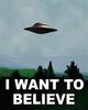 плакат i want to believe