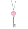 tiffany heart key charm