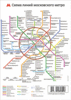 открытка со схемой московского метро