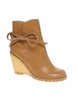 See By Chloe Wrap Tie Wedge Ankle Boots