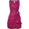 Red Valentino Ruffled silk-taffeta dress