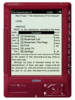 ECTACO jetBook eBook Reader Burgundy