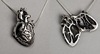 Silver Anatomical Heart Locket