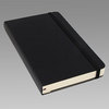 Moleskine "Classic", Large, черный, в линейку