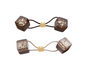 заколки louis vuitton hair cubes inclusion marron or rose pop