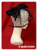 Romancia ribbon head bow black