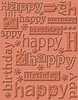 Папка для тиснения Cuttlebug A2 Embossing Folder - Happy Birthday