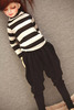 Stripe-T + Pants