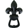 Heavy Fleur de Lys Wrought Iron Bottle Opener