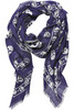 Alexander McQueen Cashmere-blend skull-print scarf