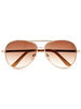 Diamante Lens Aviator Sunglasses