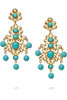 Kenneth Jay Lane   22-karat gold-plated filigree drop earrings