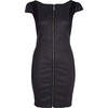 black panelled dress