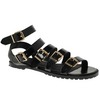 black sandal