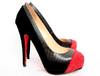 Christian Louboutin Calypso Shoes Black-Red