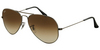 Ray-Ban - Солнцезащитные очки, RB3025 Aviator - Large Metal