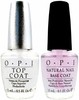 OPI base & top coat