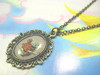 NEW ALICE IN WONDERLAND ANTIQUE LOOK NECKLACE RABBIT