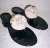 Chanel Camellia Slippers