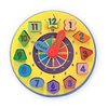 Melissa & Doug Wooden Shape Sorting Clock