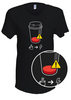 WARNING: Human fuel levels dangerously low t-shirt