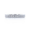 Tiffany Full circle of round diamonds ring platinum