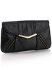 Diagonal Zippy Envelope Chain Cross Body Bag