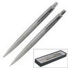 Parker Jotter Stainless Steel Ballpoint Pen Pencil Set