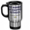 Whale Wars Out-Manned Stainless Travel Mug