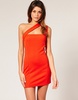 ASOS Ponti Bodycon Dress with Double Strap