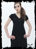 Kleid mit Nieten an Ausschnitt und Saum