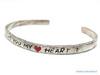 Park & Shore Sterling Silver Choose Enamel Color Love Bangle