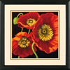 Dimensions Needlepoint Red Poppy Trio