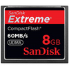 Карта памяти SANDISK Extreme Compact Flash 60MB/s 8 Gb