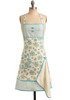 Aqua Spring Rose Bunch Gigi Apron