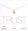 dogeared diamond gold dipped hamsa necklace